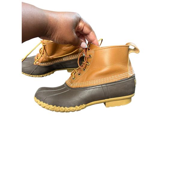 L.L. Bean Waterproof Outdoor Gorpcore Rubber Bean Boots Duck Boots Size 10 - Picture 3 of 9